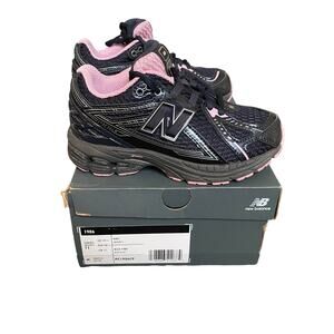 New Balance 1906R Kids Size 11 Black Pink Sneakers Preschool Athletic Shoes